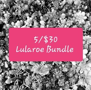 5/$30 Lularoe- make your own bundle/lot